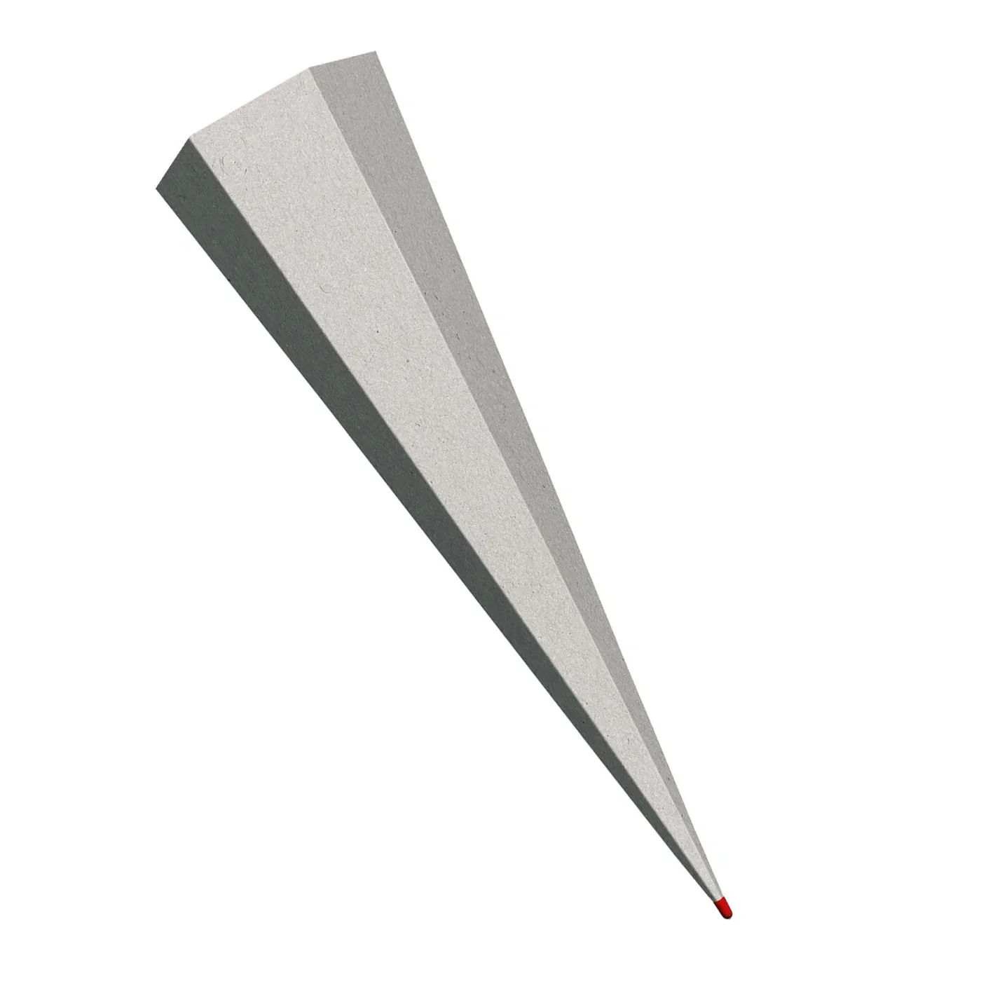 ROTH Schultüten-Rohling, 6-eckig, 850 mm, grau (EAN: 4028279850665)