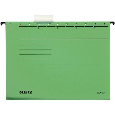 LEITZ ALPHA Hängemappe, A4, seitlich offen, grün (EAN: 4002432332243)