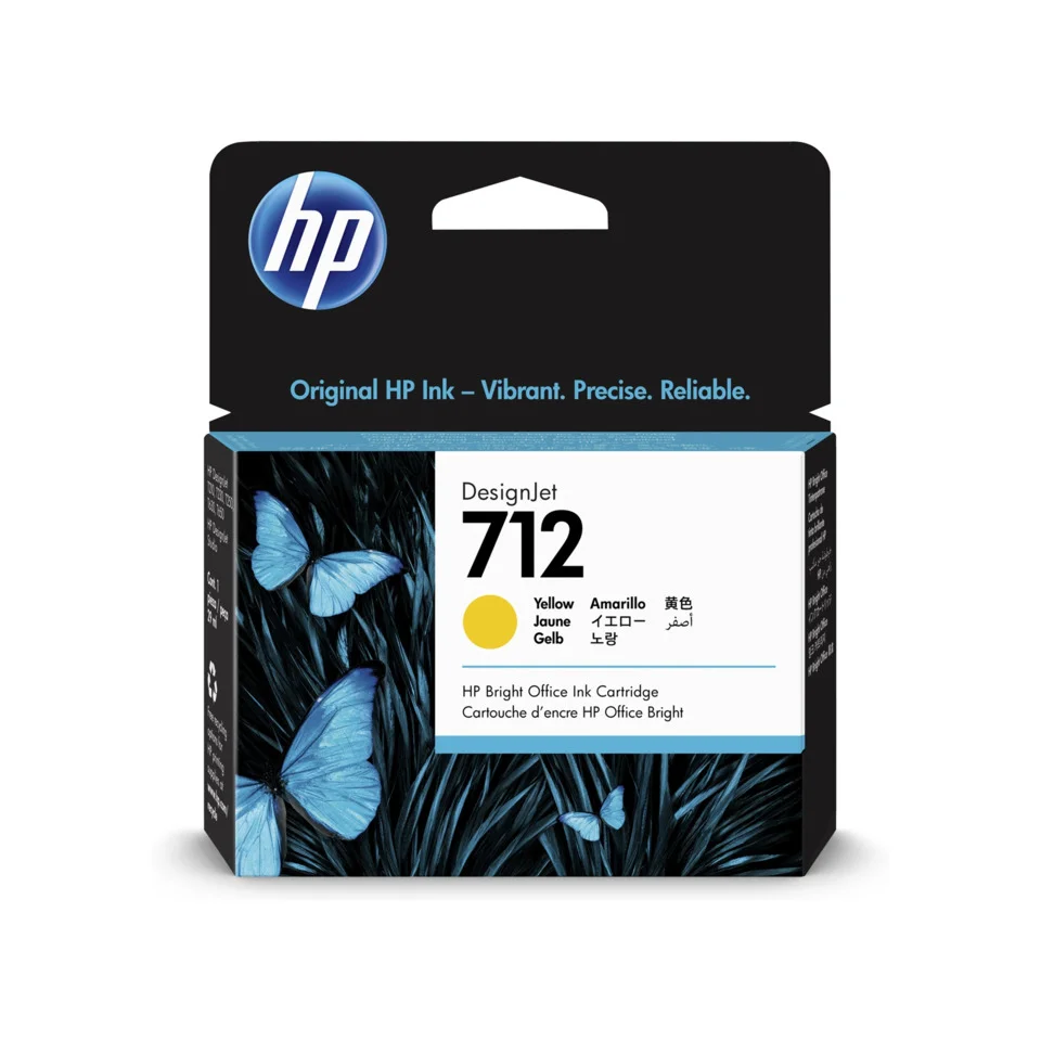 hp Tinte hp 712 für hp DesignJet T230, gelb (EAN: 1939053528386)