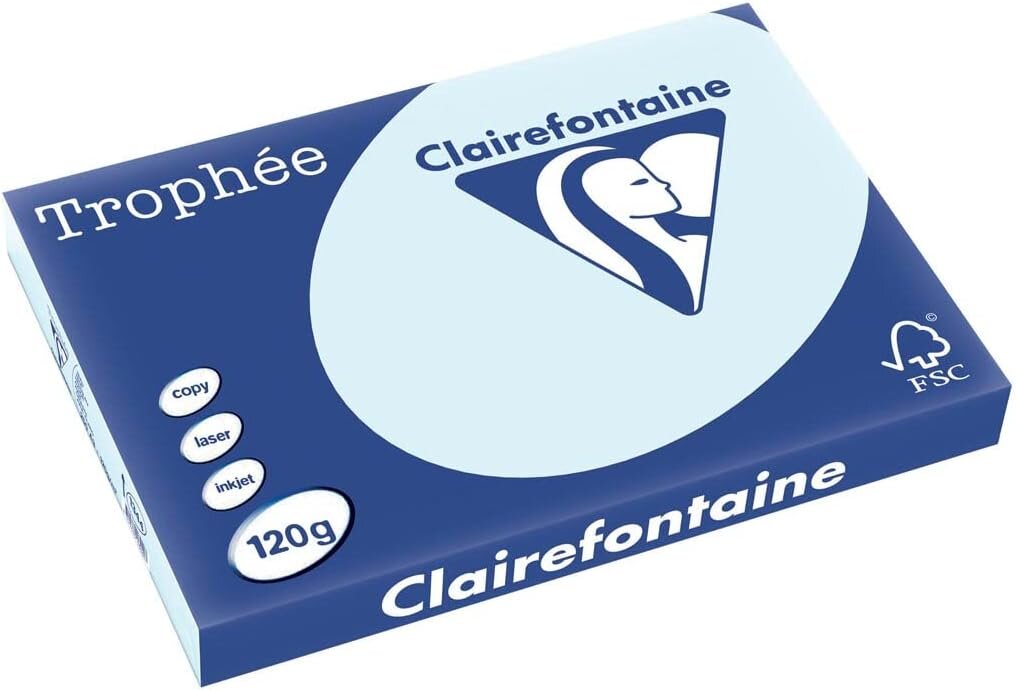 Clairefontaine Multifunktionspapier Trophée, A3, hellblau (EAN: 3329680134407)