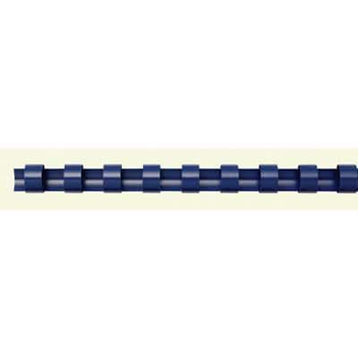 Fellowes Plastikbinderücken, DIN A4, 21 Ringe, 8 mm, blau (EAN: 0077511534553)