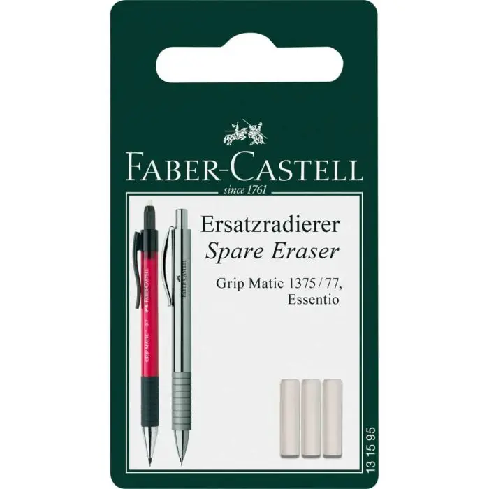 FABER-CASTELL Ersatzradierer für Druckbleistift GRIP-MATIC (EAN: 4005401315957)