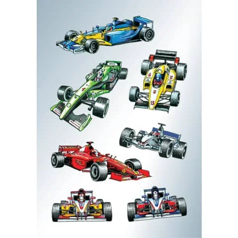 HERMA Sticker DECOR "Rennautos" (EAN: 4008705033176)