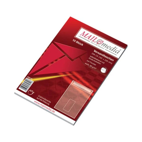 MAILmedia Versandtasche Offset weiß, C5, mit Fenster (EAN: 4003928356118)