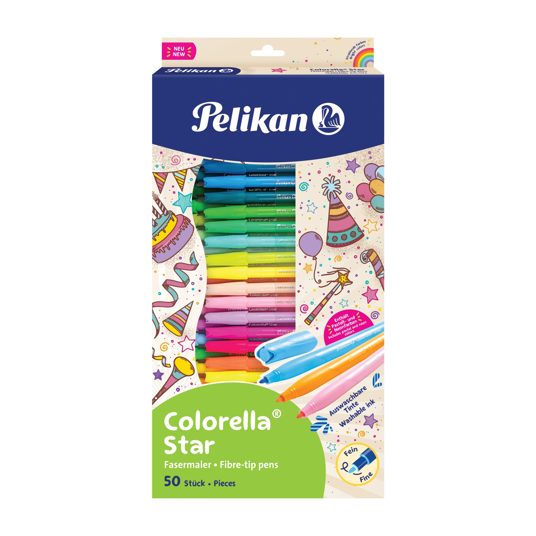 Pelikan Fasermaler colorella star, 50er Kartonetui (EAN: 4012700825094)