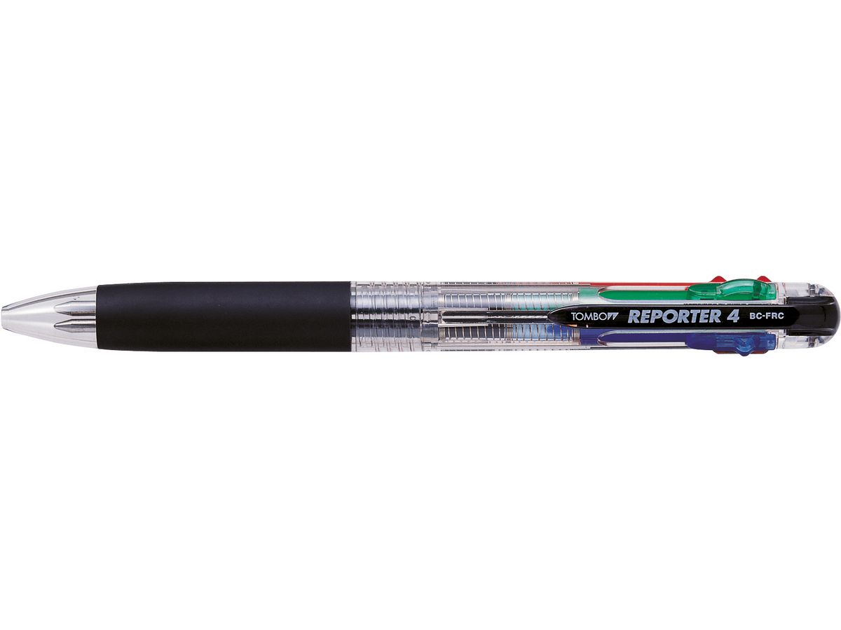 Tombow Druckkugelschreiber "REPORTER 4", transparent (EAN: 4901991635287)