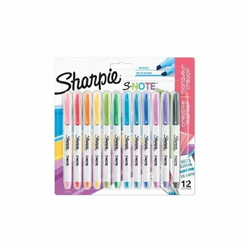 Sharpie Kreativ-Marker S-NOTE, 12er Blisterkarte (EAN: 3026981382338)