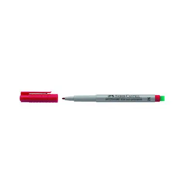 FABER-CASTELL NonPermanent-Marker MULTIMARK M, rot (EAN: 4005401526216)