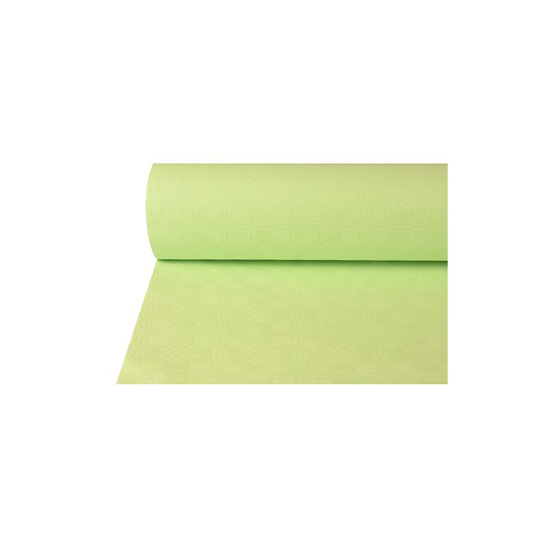 PAPSTAR Damast-Tischdecke, (B)1,0 x (L)50 m, pastellgrün (EAN: 4002911167946)