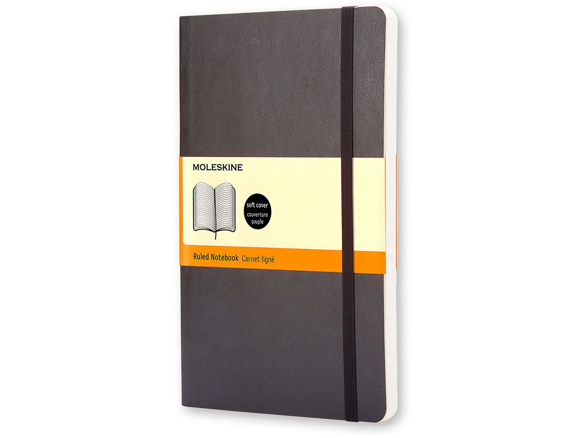 MOLESKINE Notizbuch, P/A6, liniert, Softcover, schwarz (EAN: 9788883707100)