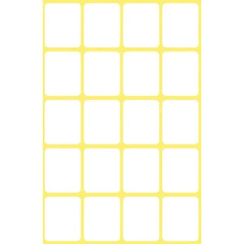 AVERY Zweckform Vielzweck-Etiketten, 22 x 18 mm, weiß, KP (EAN: 4004182030431)