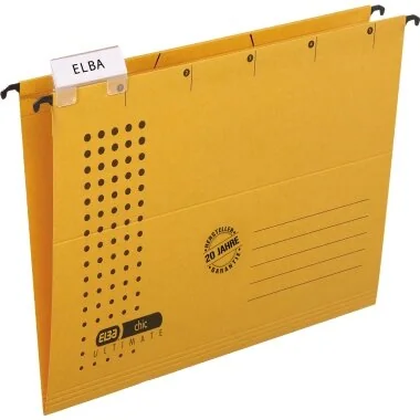 ELBA Hängemappe chic ULTIMATE, DIN A4, gelb (EAN: 4002030851375)