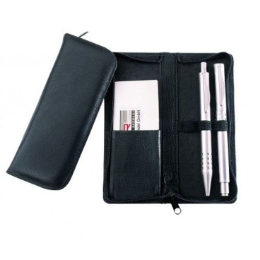 Alassio Schreibgeräte-Etui, für 3 Schreibgeräte, schwarz (EAN: 4021068026036)
