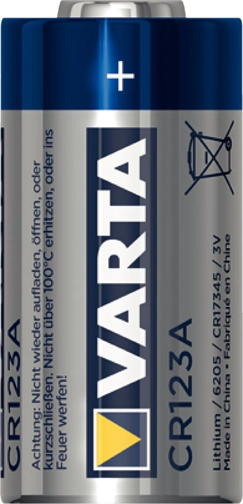 VARTA Foto-Batterie "LITHIUM", CR123A, 3,0 Volt (EAN: 4008496537280)