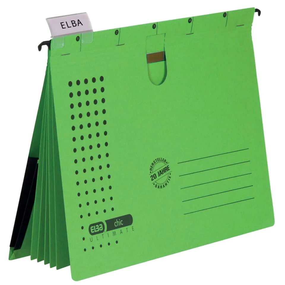 ELBA Organisationshefter chic ULTIMATE, DIN A4, grün (EAN: 3362949968535)