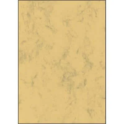 sigel Marmor-Papier, A4, 90 g/qm, Feinpapier, sandbraun (EAN: 4004360937941)