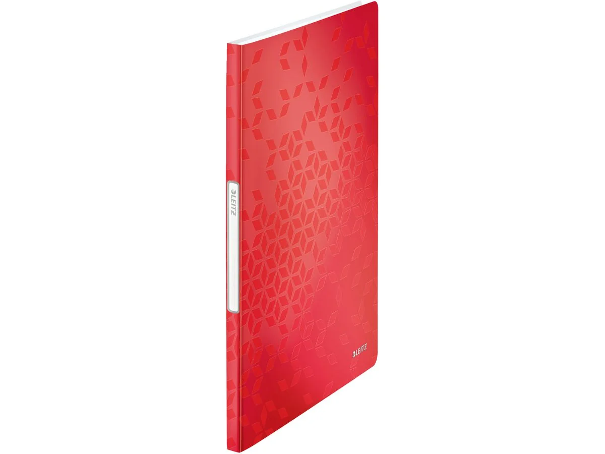 LEITZ Sichtbuch WOW, A4, PP, mit 20 Hüllen, rot (EAN: 4002432135127)