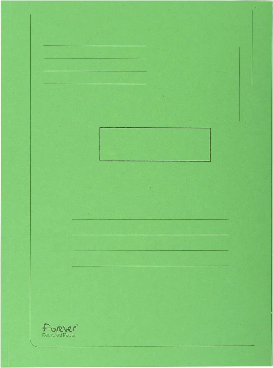 EXACOMPTA Aktendeckel Forever, DIN A4, 290 g/qm, sortiert, intensivblau, gelb, intensivgrün, rot (EAN: 3130635445000)