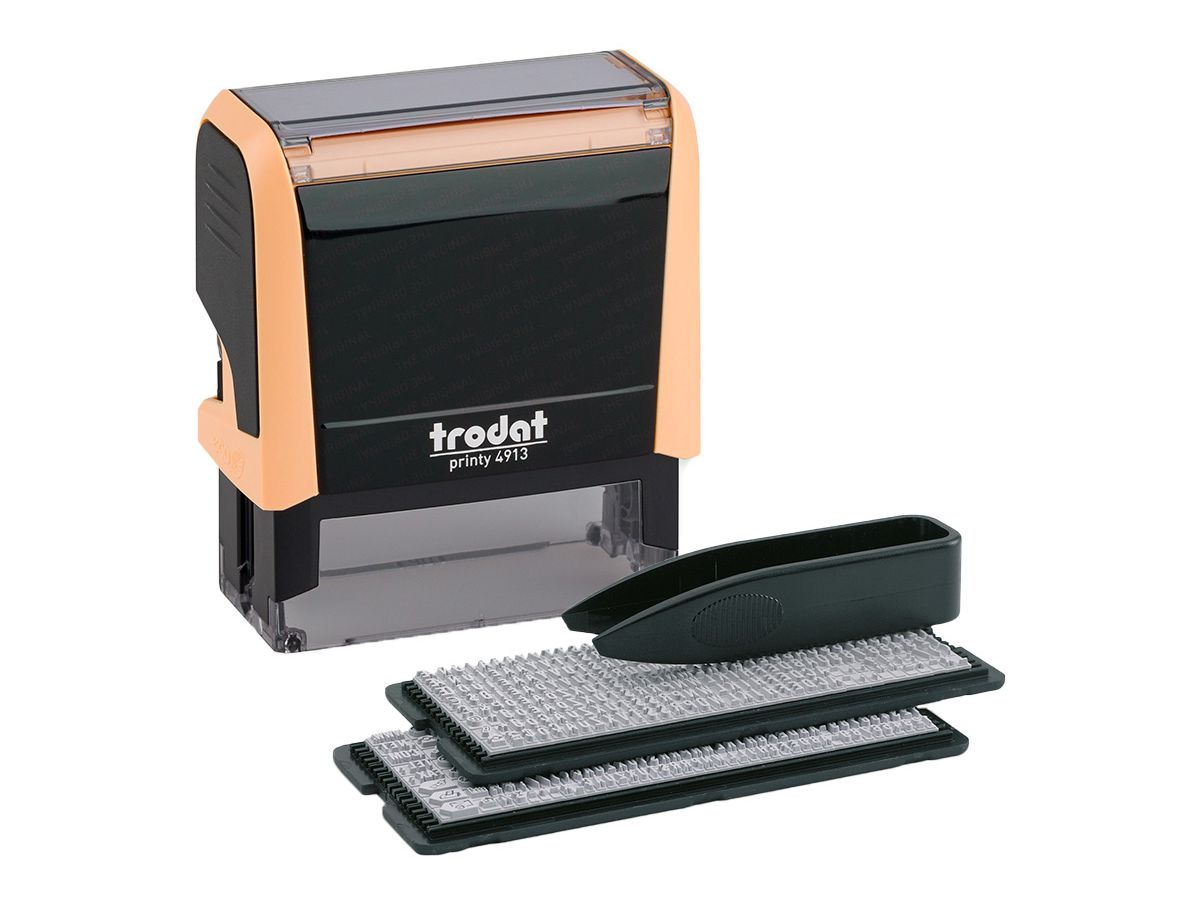 trodat Textstempel-Set Printy 4913 Typomatic, pastell-creme (EAN: 9010035808640)
