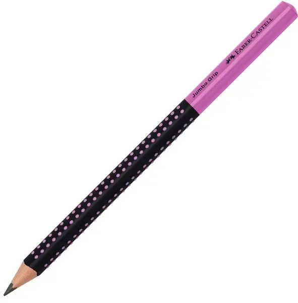 FABER-CASTELL Bleistift Jumbo GRIP TWO TONE, pink (EAN: 4005405119117)