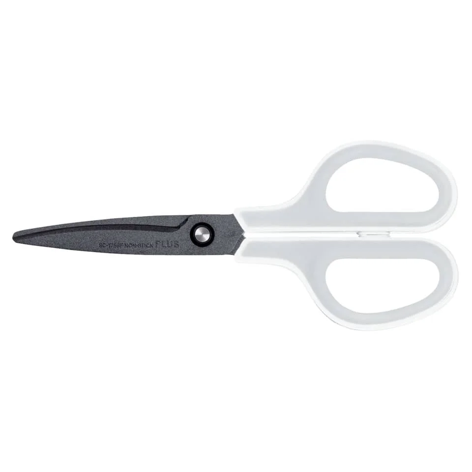 PLUS JAPAN Universalschere FITCUT CURVE Fluor, grau/weiß (EAN: 4977564675004)