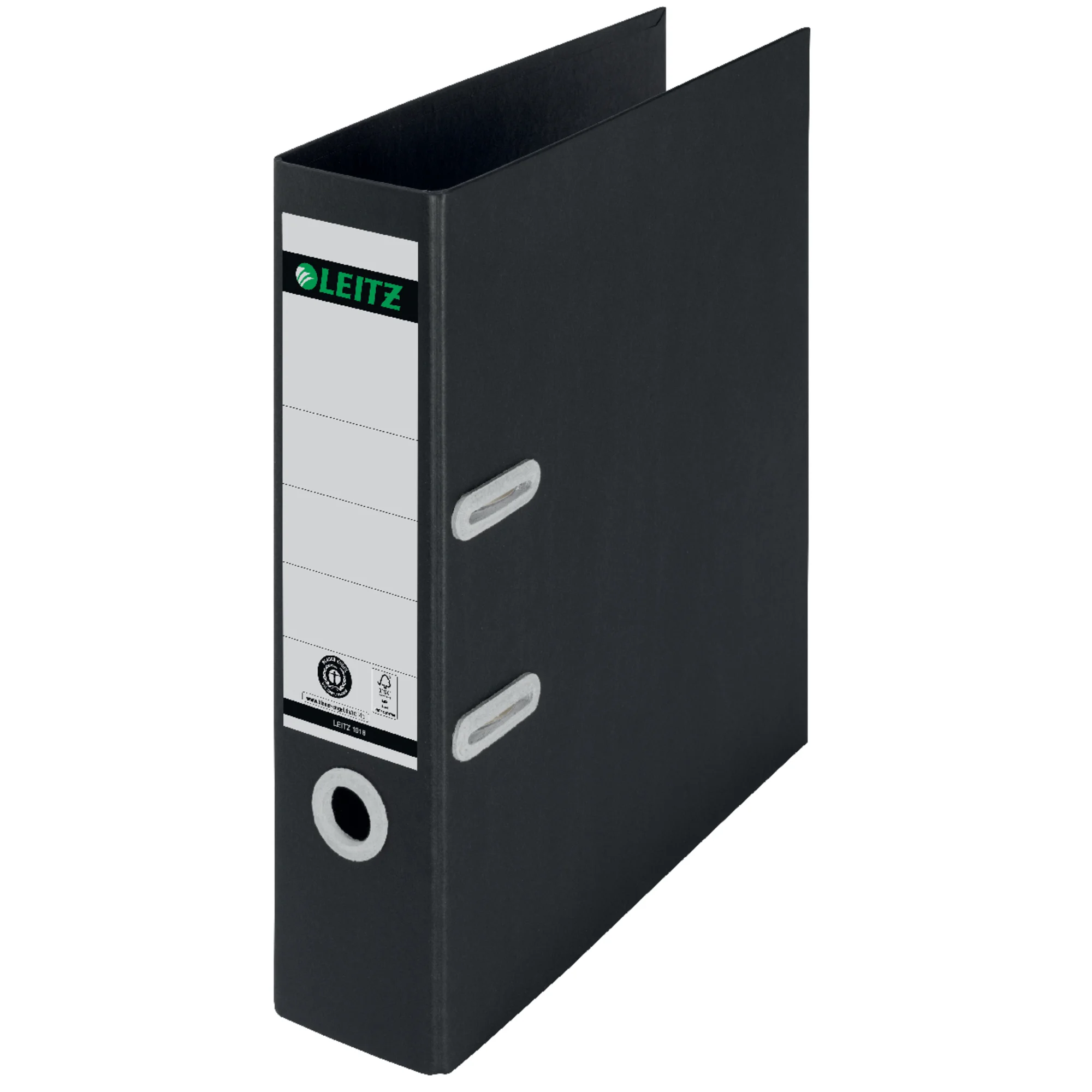 LEITZ Ordner Recycle, 180 Grad, 80 mm, schwarz (EAN: 4002432127139)