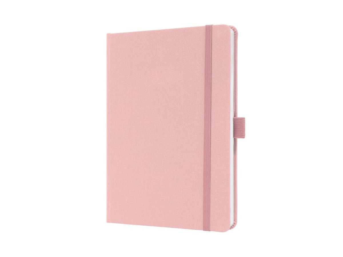 sigel Notizbuch Jolie Feel, Textil, DIN A5, liniert, rosa (EAN: 4004360781841)