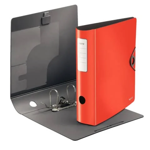 LEITZ Ordner Active Solid, 180 Grad, 82 mm, hellrot (EAN: 4002432114566)
