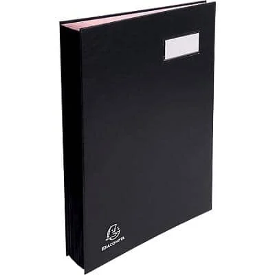 EXACOMPTA Unterschriftenmappe, DIN A4, 20 Fächer, schwarz (EAN: 3130630570219)