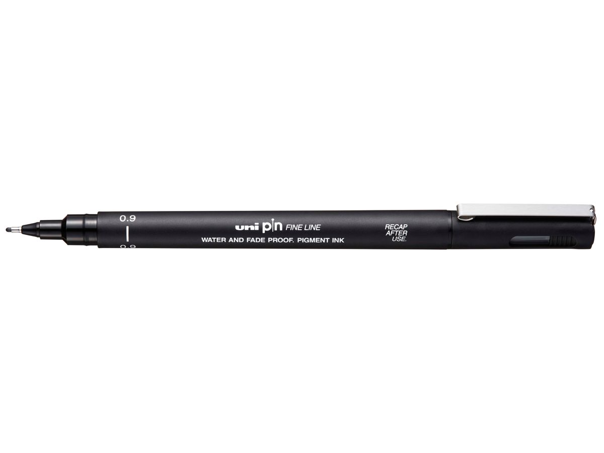 uni-ball Fineliner PIN 09200 N, schwarz (EAN: 4902778254707)