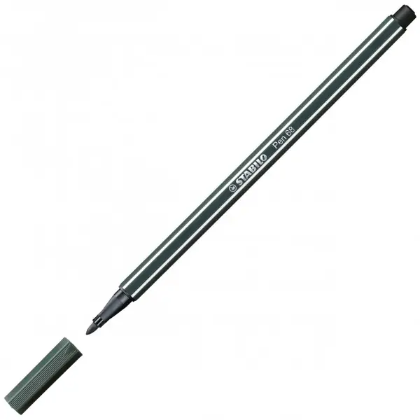 STABILO Fasermaler Pen 68, grünerde (EAN: 4006381333429)