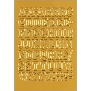 HERMA Buchstaben-Sticker A-Z, Folie gold, 12 mm hoch (EAN: 4008705041836)
