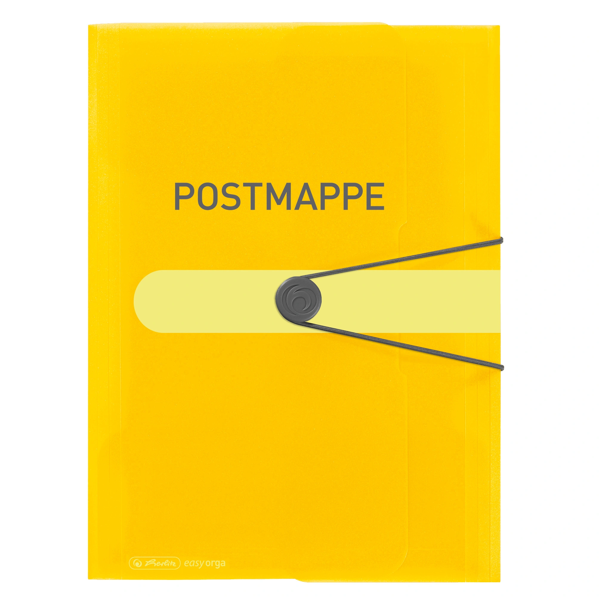 herlitz Postmappe easy orga to go, PP-Folie, DIN A4, gelb (EAN: 4008110507484)