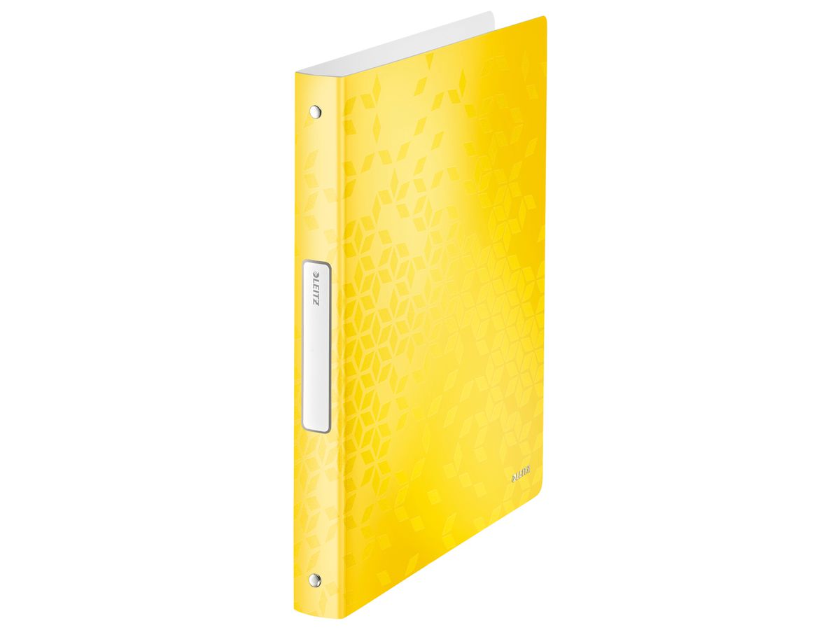 LEITZ Ringbuch WOW, DIN A4, PP, gelb, 4 Ringe (EAN: 4002432120864)
