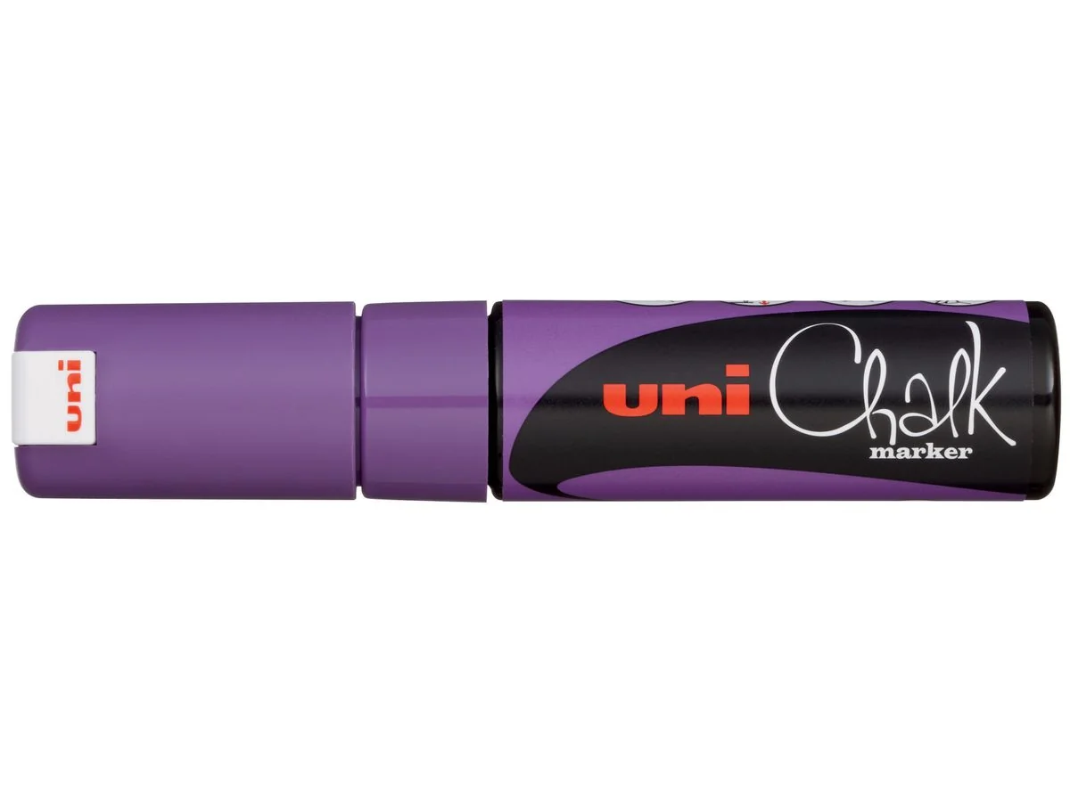 uni-ball Kreidemarker Chalk marker PWE8K, violett (EAN: 4902778140161)