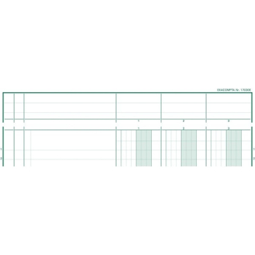 EXACOMPTA Spaltenbuch DIN A4, 3 Spalten je Seite (EAN: 3130632170301)