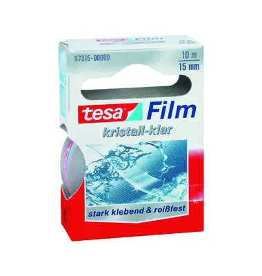 tesa Film, kristall-klar, 15 mm x 10 m (EAN: 4042448039941)