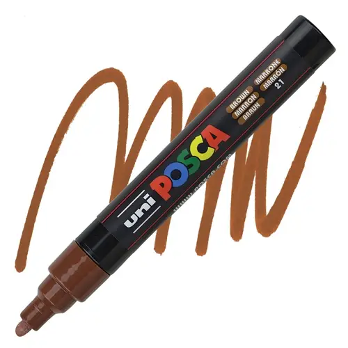 POSCA Pigmentmarker PC-5M, braun (EAN: 4902778916155)