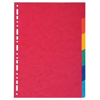 EXACOMPTA Karton-Register, DIN A4, 6-teilig (EAN: 3130630014065)