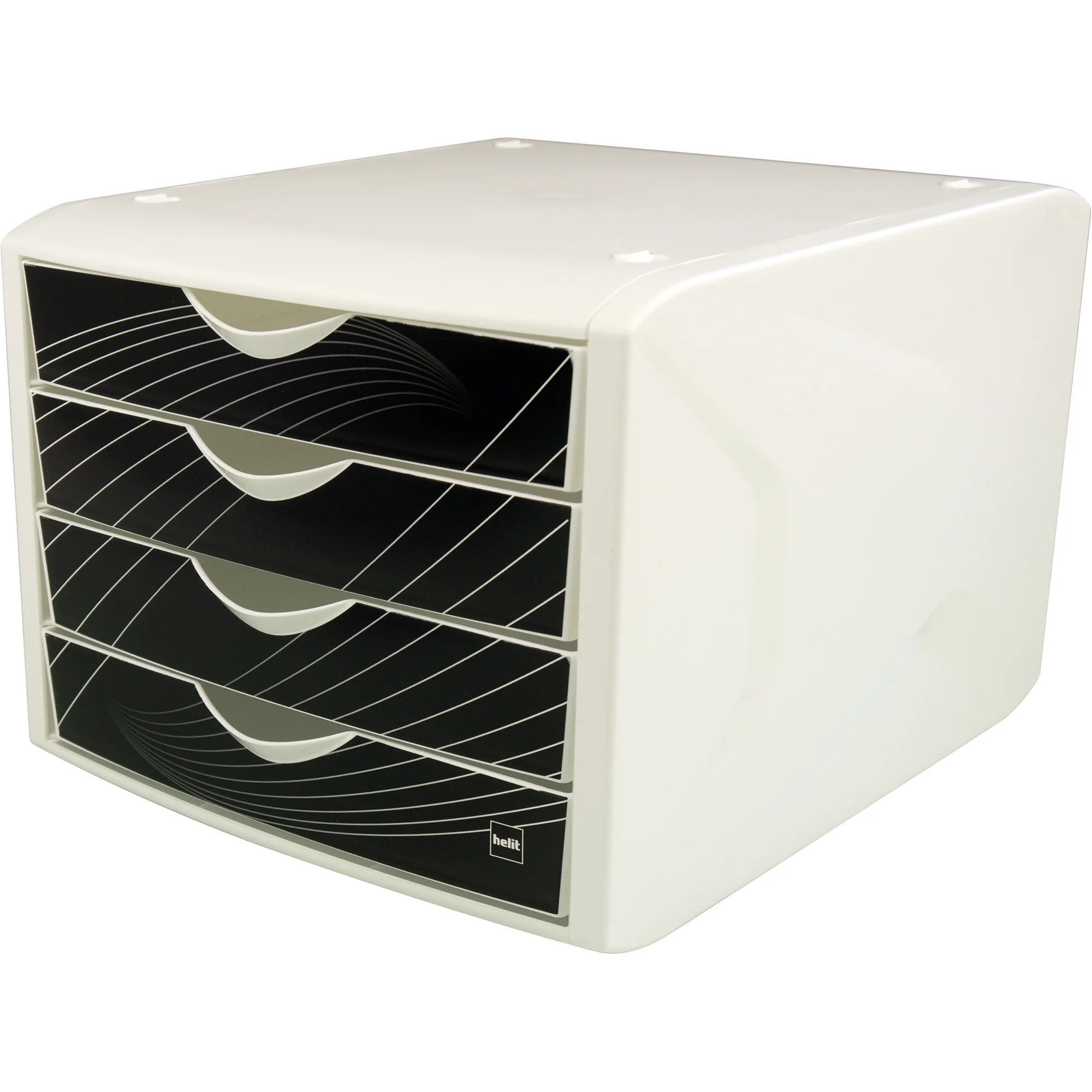 helit Schubladenbox "the chameleon", Dekor black king (EAN: 4012086014167)