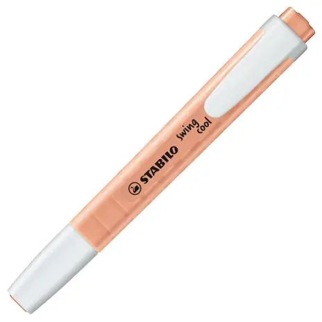 STABILO Textmarker swing cool Pastel Edition, pastellorange (EAN: 4006381518499)