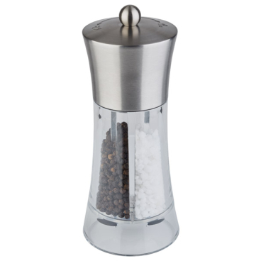APS 2in1 Salz- und Peffermühle SPICEX, silber/transparent (EAN: 4004133405455)