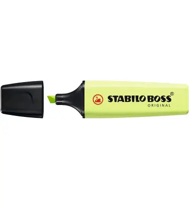 STABILO Textmarker BOSS ORIGINAL Pastel, pastelllimette (EAN: 4006381557924)