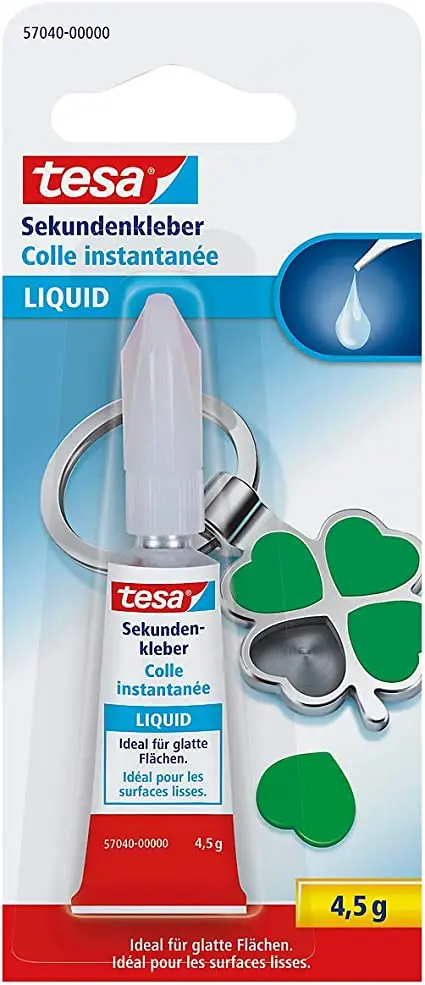 tesa Sekundenkleber, flüssig, in Tube, 4,5 g (EAN: 4042448828019)