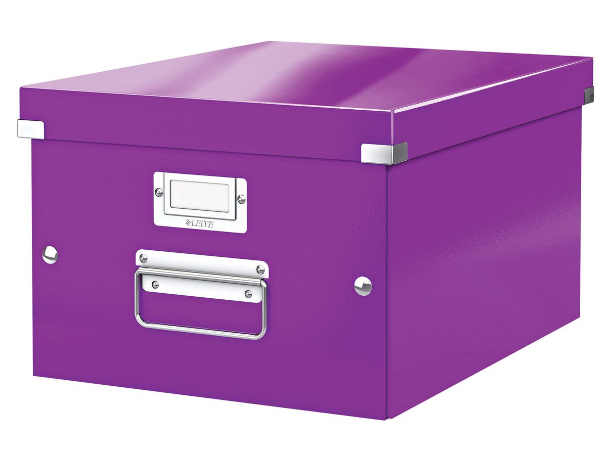 LEITZ Ablagebox Click & Store WOW, DIN A4, violett (EAN: 4002432103805)