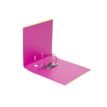 Oxford Ordner myColour, Rückenbreite: 80 mm, hellgrün/pink (EAN: 4002030153516)