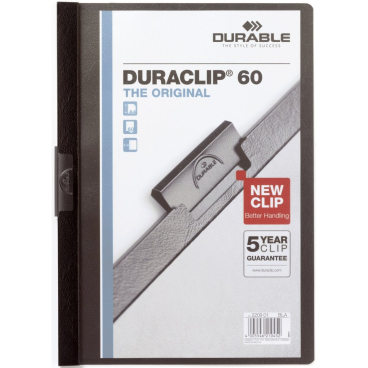 DURABLE Klemmhefter DURACLIP ORIGINAL 60, DIN A4, schwarz (EAN: 4005546224039)