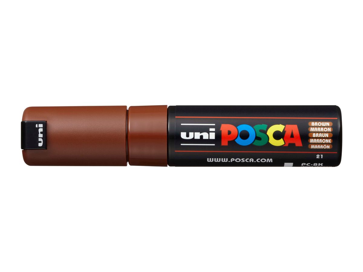 POSCA Pigmentmarker PC-8K, braun (EAN: 4902778916490)