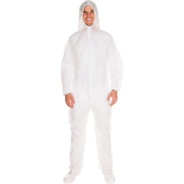 HYGOSTAR PP-Overall mit Kapuze, weiß, XXL (EAN: 4015544276008)