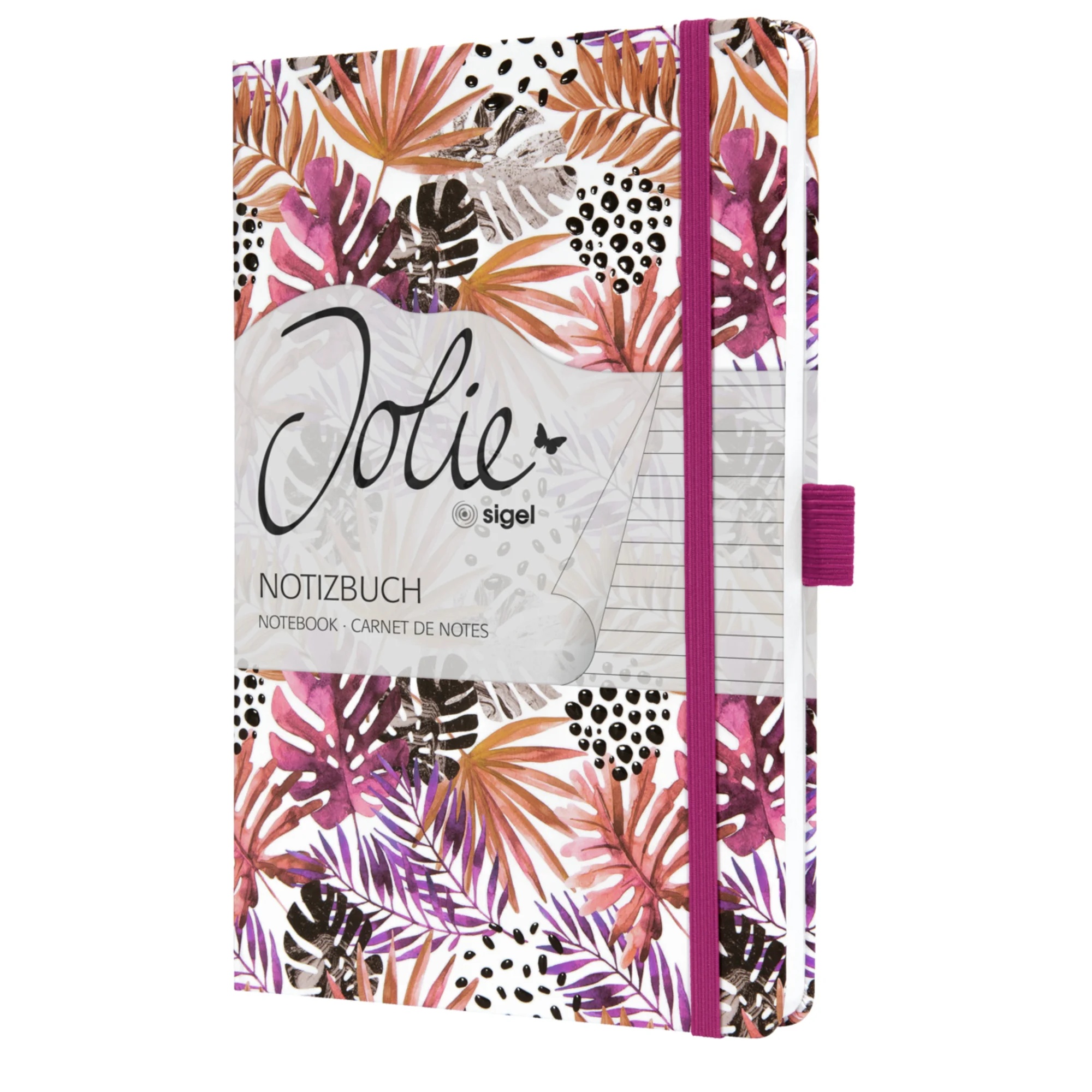 sigel Notizbuch Jolie Beauty "Apricot Jungle Fever", DIN A5 (EAN: 4004360792267)
